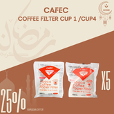 CAFEC Abaca Cone Shape Paper Filters