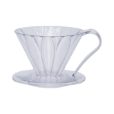 Cafec Flower Dripper Clear Cup 1