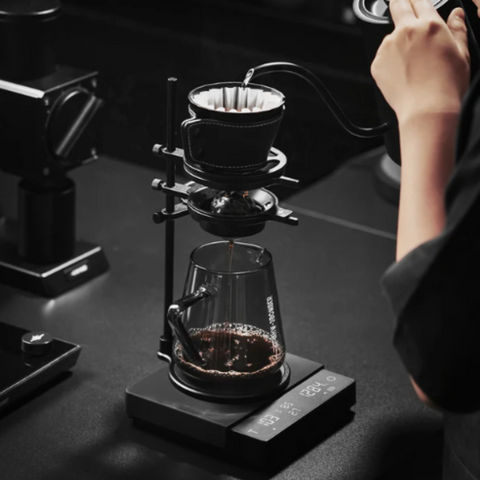 MHW-3Bomber Espresso Scale Cube Coffee Scale 3.0 Pro Max- Black