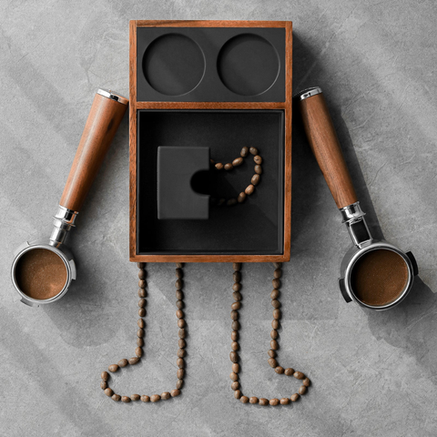 MHW-3BOMBER Espresso Tamping Station Coffee Portafilter Holder