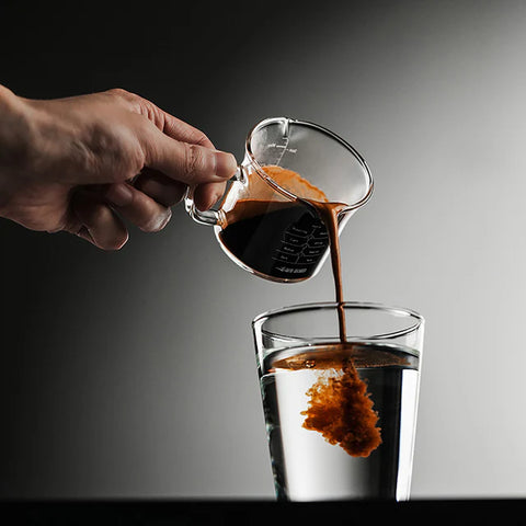 Glass Measuring Cup Transparent 120ml Double Spout MHW-3BOMBER