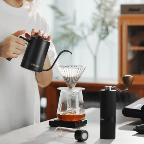 MHW-3BOMBER Portable Pour-Over Set-8 pcs in one black