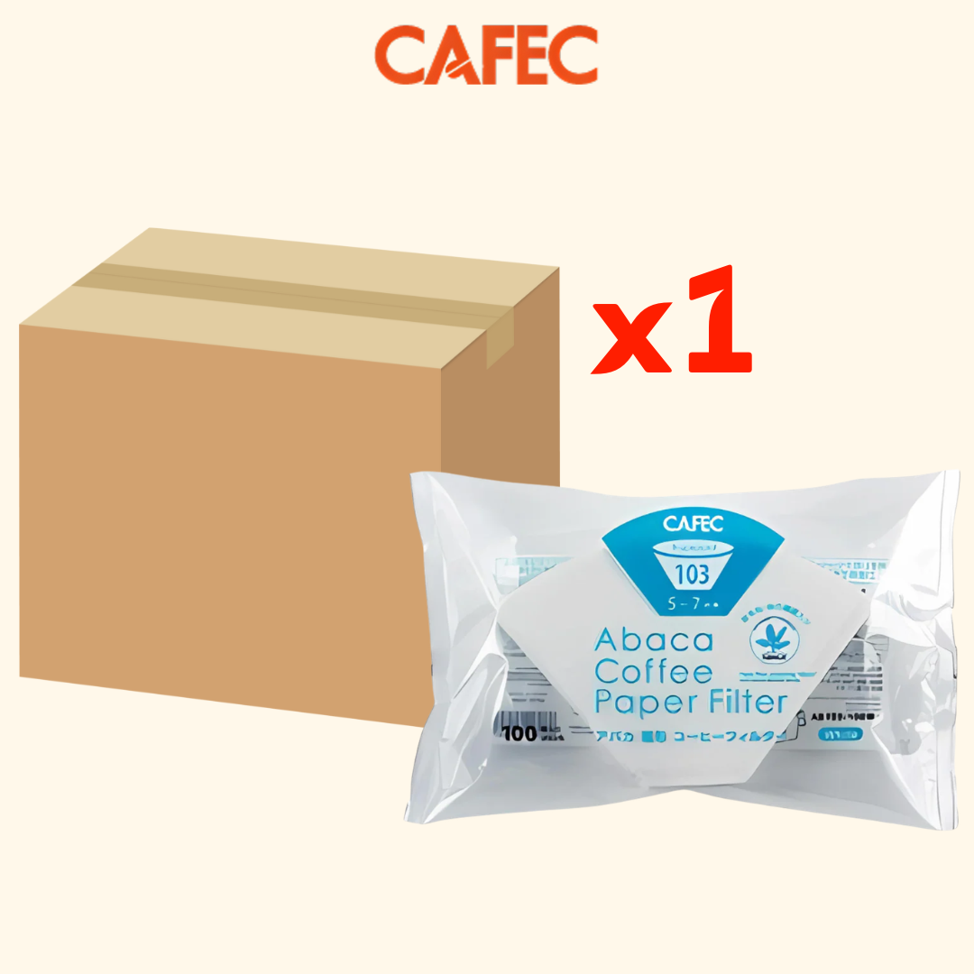 CAFEC Abaca  Trapezoid Paper Filter for (103) 5-7 Cups
