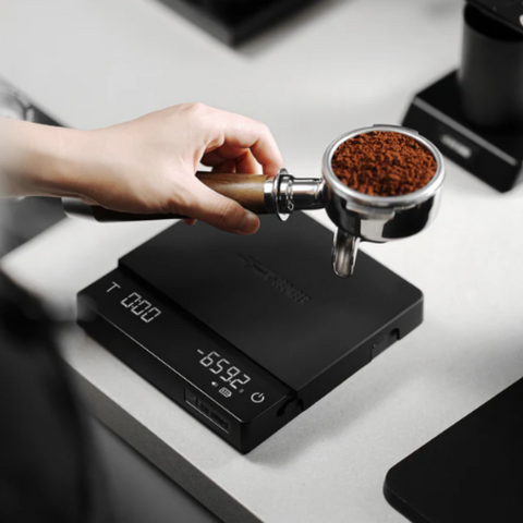 MHW-3Bomber Espresso Scale Cube Coffee Scale 3.0 Pro Max- Black