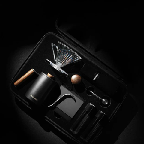 MHW-3BOMBER Portable Pour-Over Set-8 pcs in one black