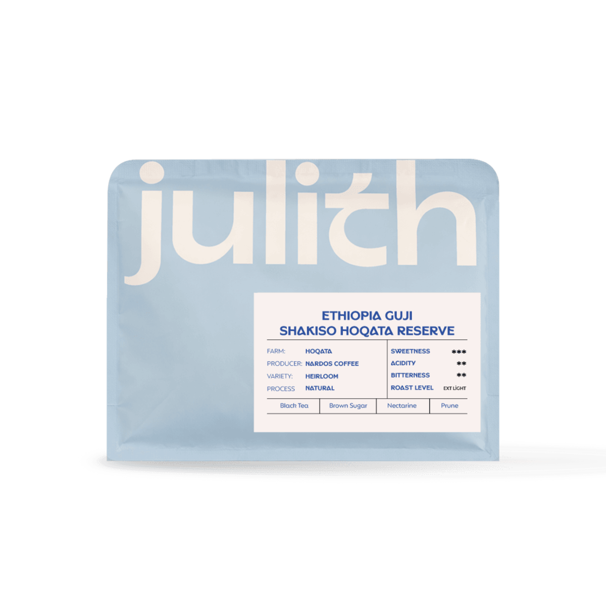JULITH Roastery Ethiopia Guji Shakiso Hoqata Reserve (250g) Coffee Beans