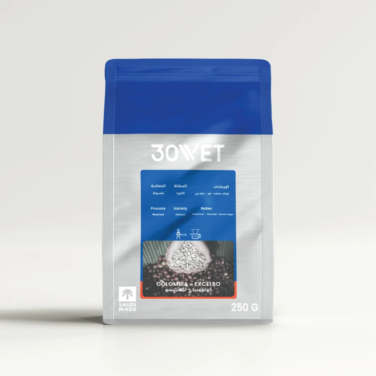 30WET Roastery Colombia - Excelso (250g) Coffee Beans