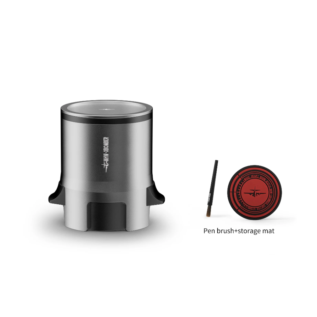 MHW-3Bomber SE Shaker Pro - Espresso  Funnel - 58mm -silver