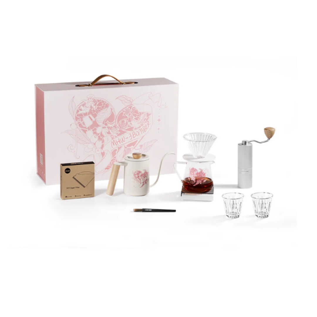 MHW-3BOMBER M1 Drip Coffee Set-Flipped Pour Over Gift Box-9pcs