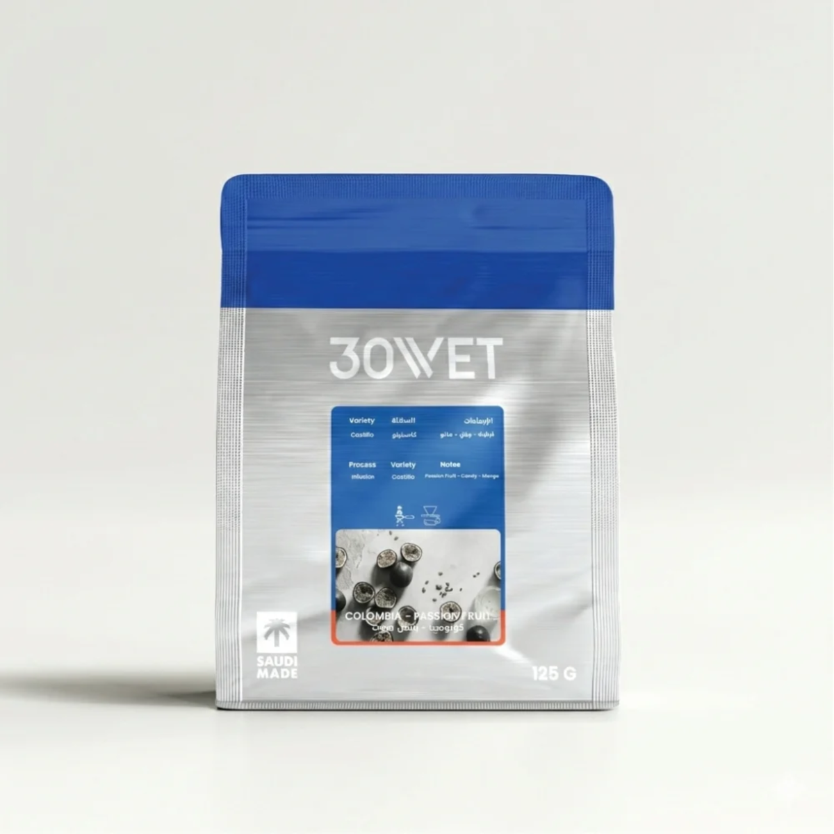 30WET Roastery Colombia Passion Fruit (125g) Coffee Beans
