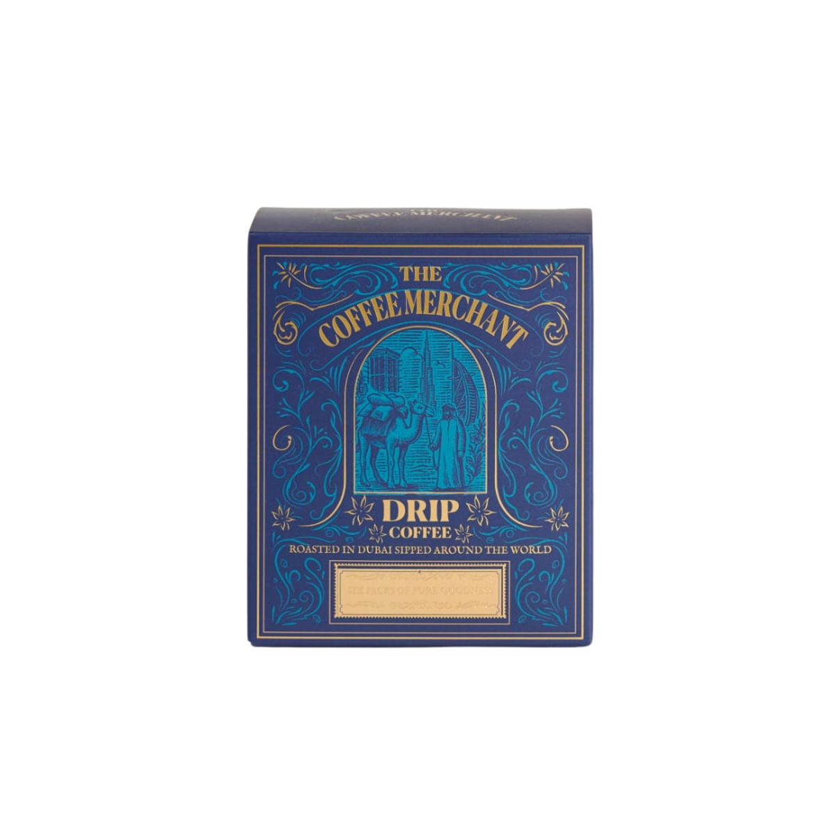 THE COFFEE MERCHANT Tobacco Bourbon Drip Bags(Pack Of 6)