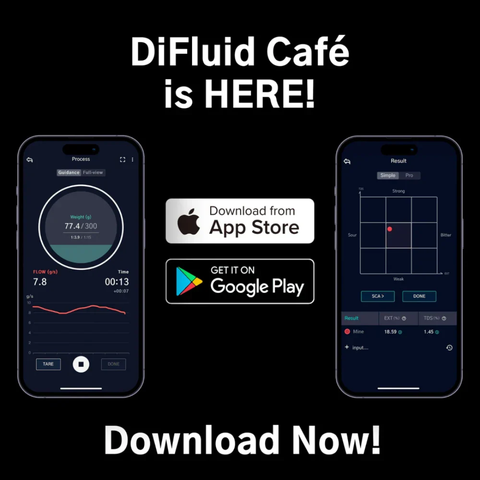 DiFluid R2 Extract Refractometer, Digital TDS Meter for Coffee Concentration Testing