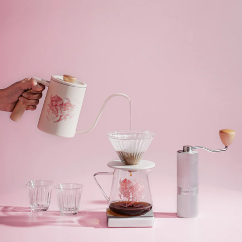 MHW-3BOMBER M1 Drip Coffee Set-Flipped Pour Over Gift Box-9pcs