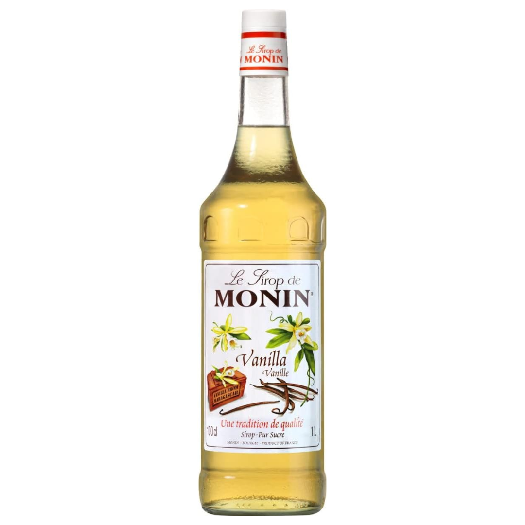 Monin -Vanilla Syrup 1000ml Bottle