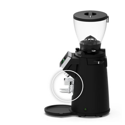 Compak E8 OD Grinder – 83mm with Red Speed Burrs - Black