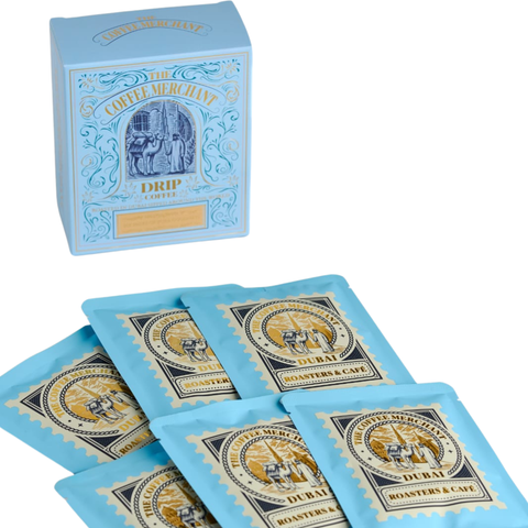 THE COFFEE MERCHANT Ethiopia Guji Hambela Drip Bags(Pack Of 6)