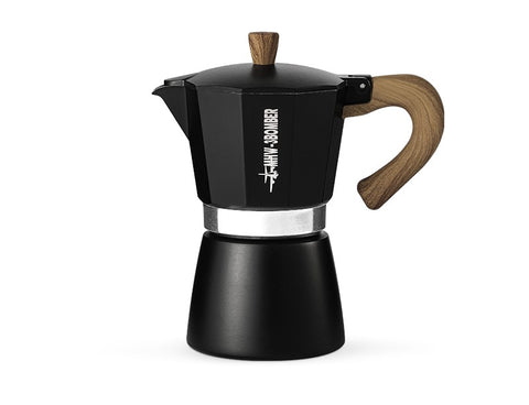 Mhw-3Bomber Moka Pot 130ml - Black
