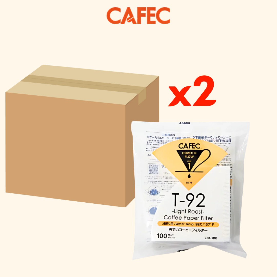 CAFEC Light Roast T-92 Coffee Paper Filters Cup 1