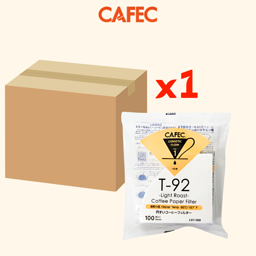 CAFEC Light Roast T-92 Coffee Paper Filters Cup 1