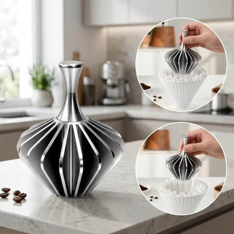 coffee filter pressure metal