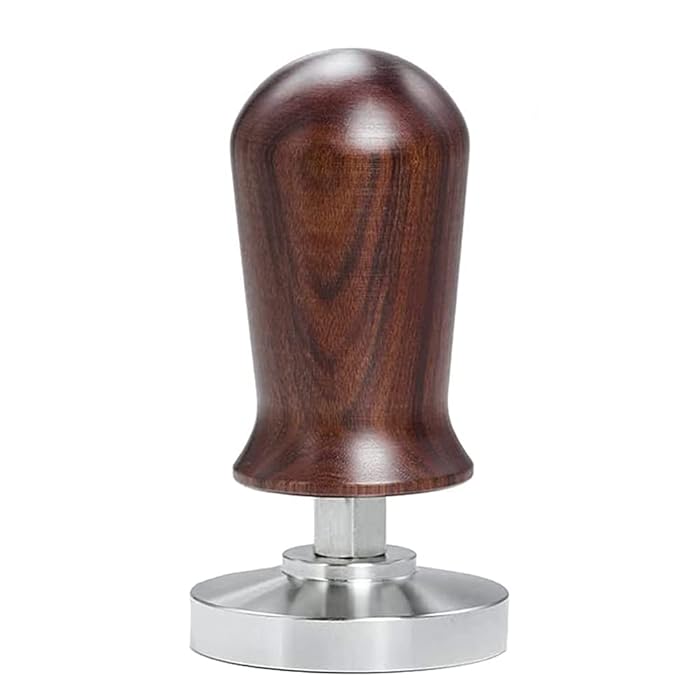 Calibrated Tamper 51mm Dark Brown Handle