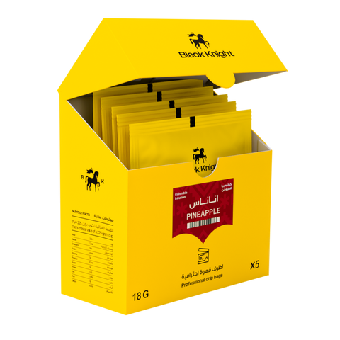 Black Knight Coffee Envelopes - Pineapple 18g X 5