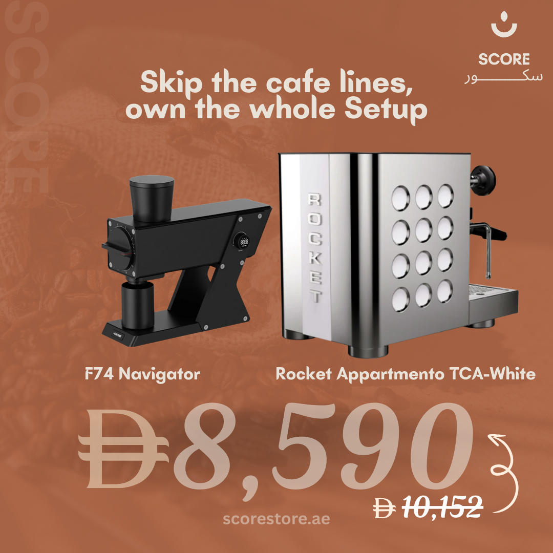 Rocket Appartmento TCA INOX-Black/White/Copper + F74 Navigator