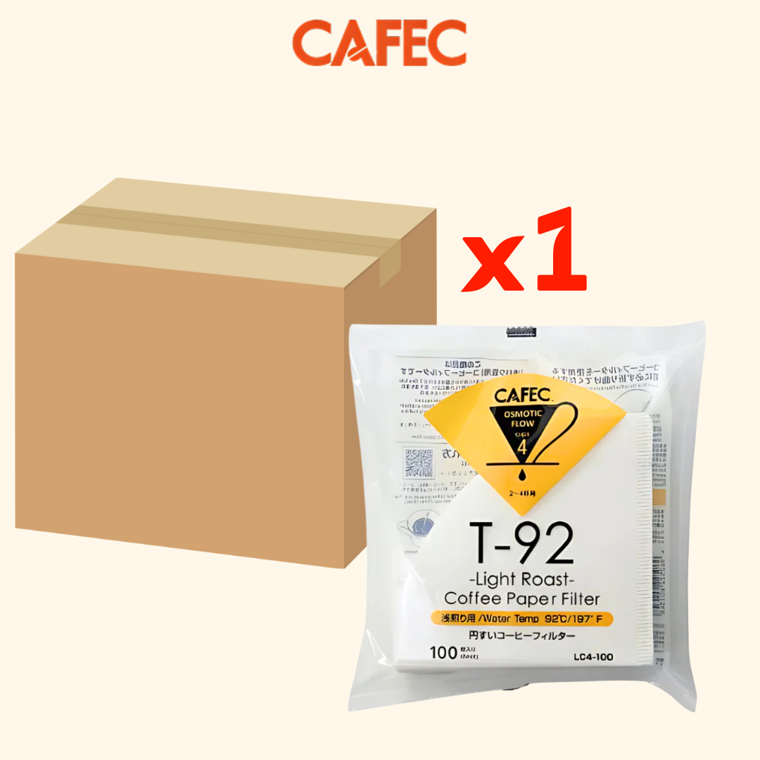 CAFEC Light Roast T-92 Coffee Paper Filters Cup 4