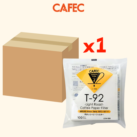 CAFEC Light Roast T-92 Coffee Paper Filters Cup 4