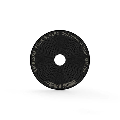 Mhw-3Bomber Espresso Puck Screen  Hollow Titanium Black - 58.5mm