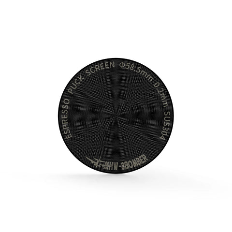 Mhw-3Bomber Espresso Puck Screen Titanium Plated 58mm 0.2mm - Black