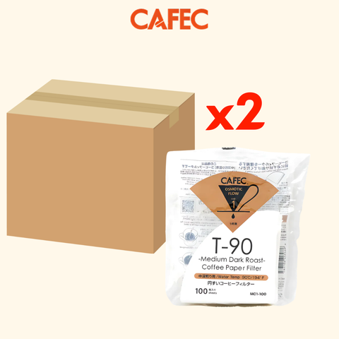 CAFEC Medium Roast T-90 Coffee Paper Filters Cup 1