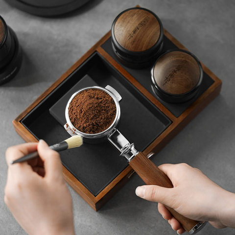 MHW-3BOMBER Espresso Tamping Station Coffee Portafilter Holder