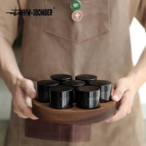 Mhw-3Bomber Beans Storage Canister (set of 7) - Black