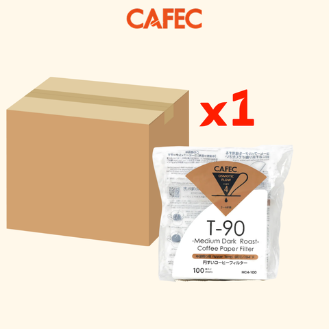 CAFEC Medium Roast T-90 Coffee Paper Filters Cup 4