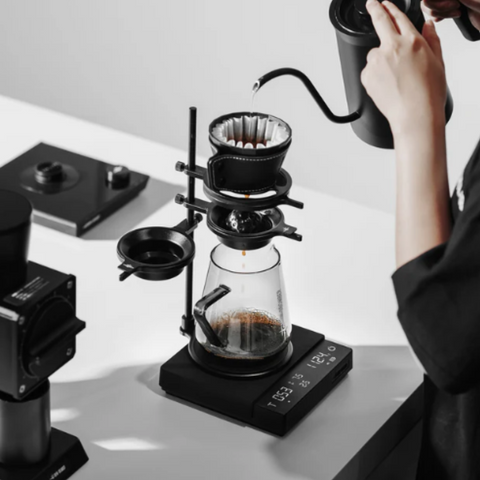 MHW-3Bomber Espresso Scale Cube Coffee Scale 3.0 Pro Max- Black