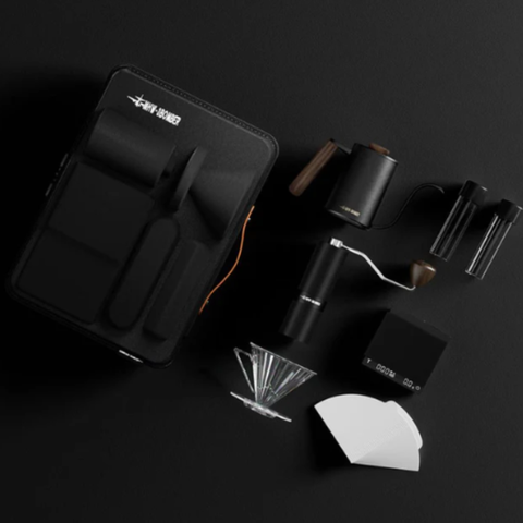 MHW-3BOMBER Portable Pour-Over Set-8 pcs in one black