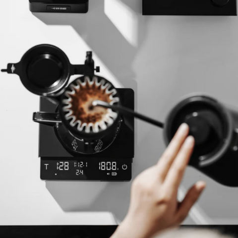 MHW-3Bomber Espresso Scale Cube Coffee Scale 3.0 Pro Max- Black