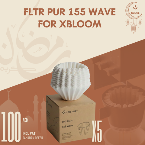 FLTR PUR WAVE 155 - 100 Coffee Filters / Fits Xbloom