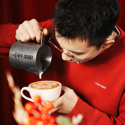 Mhw-3Bomber Milk Pitcher 5.0 Silver Spot 500ml