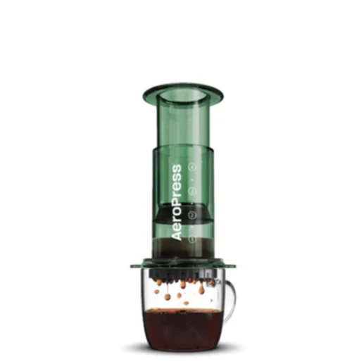 Aeropress Coffee Maker - Clear Green