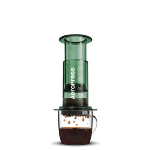Aeropress Coffee Maker - Clear Green
