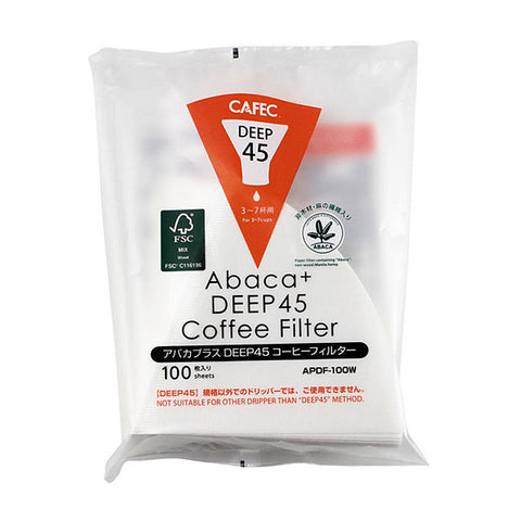 Cafec Deep 45 Abaca +  Filter Papers