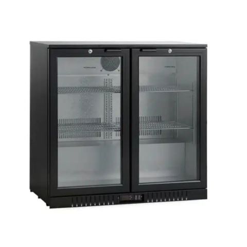 Bar Cooler 2 door -Capacity: 207 ltr. with Adjustable Shelves