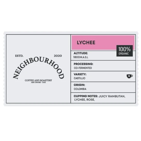 Neighbourhood Roastery COLOMBIA LYCHEE (150g) Coffee Beans
