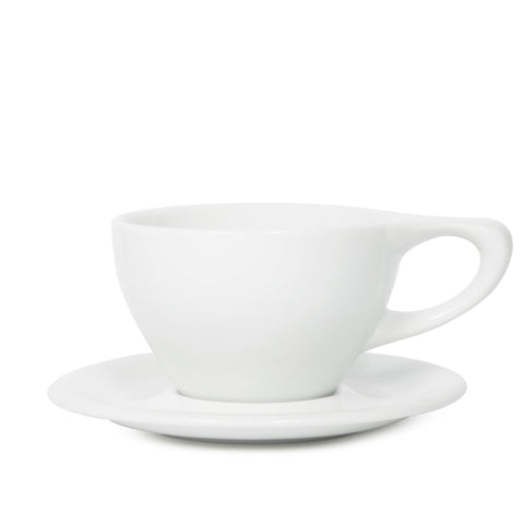 notNeutral White Lino Large Latte Cup & Saucer