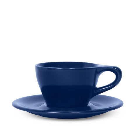 notNeutral Indigo Lino Double Cappuccino Cup & Saucer