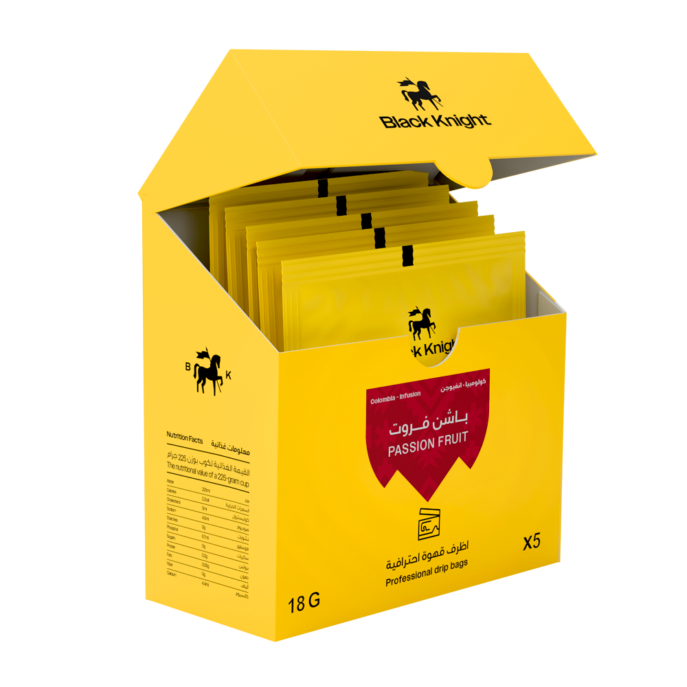 Black Knight Coffee Envelopes - Passion Fruit 18g X 5