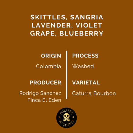 Pirates Of Coffee: Colombia Rodrigo Sanchez Sangria 250g