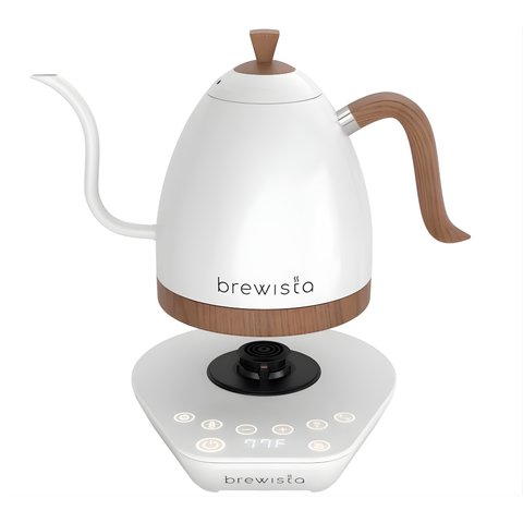 New Brewista 600ml Artisan Gooseneck Kettle - BLACK /WHITE